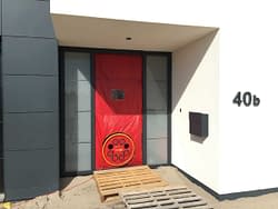 Blowerdoor test bij nieuwbouwwoning in Bedum
